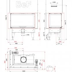 Focar semineu Bef Therm v10cl