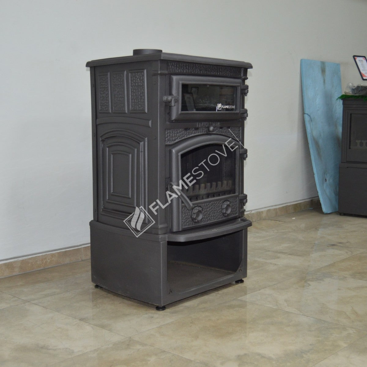 Soba Sirius FS-013YKST Mega Odunluklu - Eficiență Ridicată 15 kW pentru Lemn și Cărbune cu Geam Schott Robax