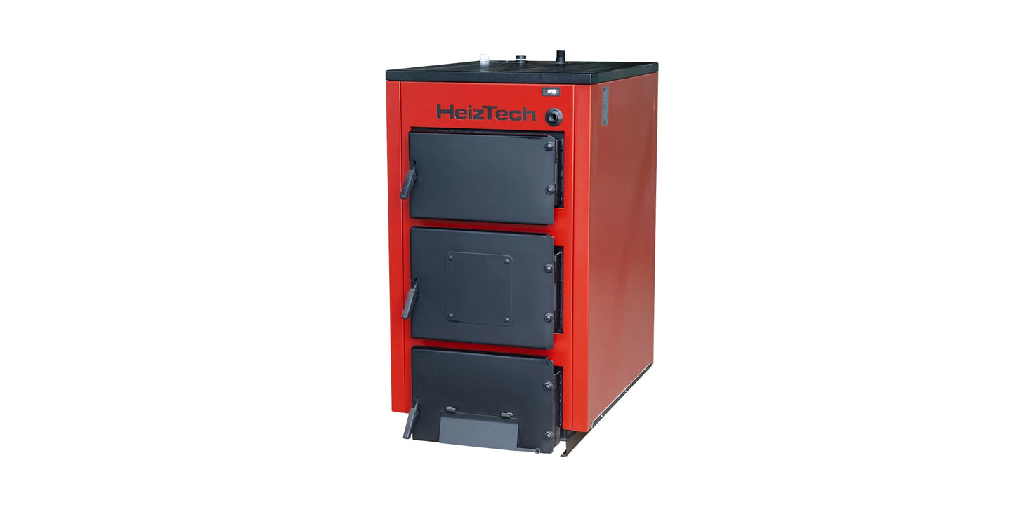 Cazan pe lemne, din tabla de otel, 65 kW, SP-R-65, HeizTech