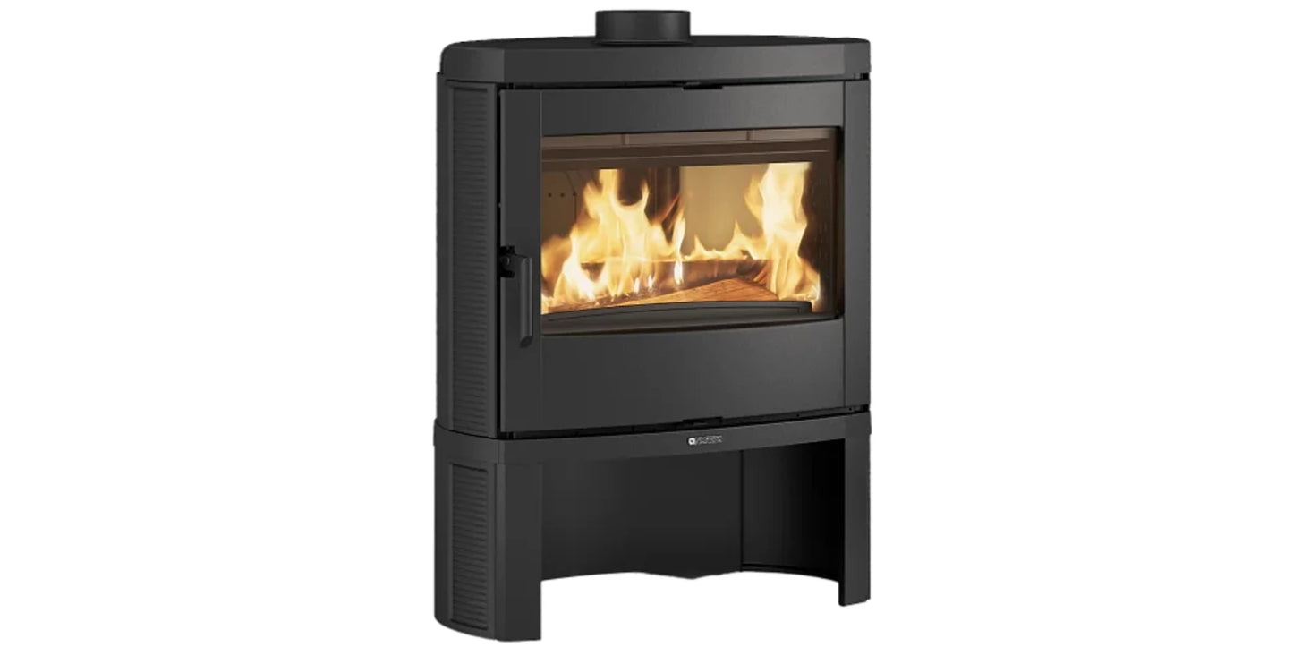 Soba tip șemineu pe lemne, 7.7 kW, pentru 221 m³, JENNIFER.16, La NORDICA