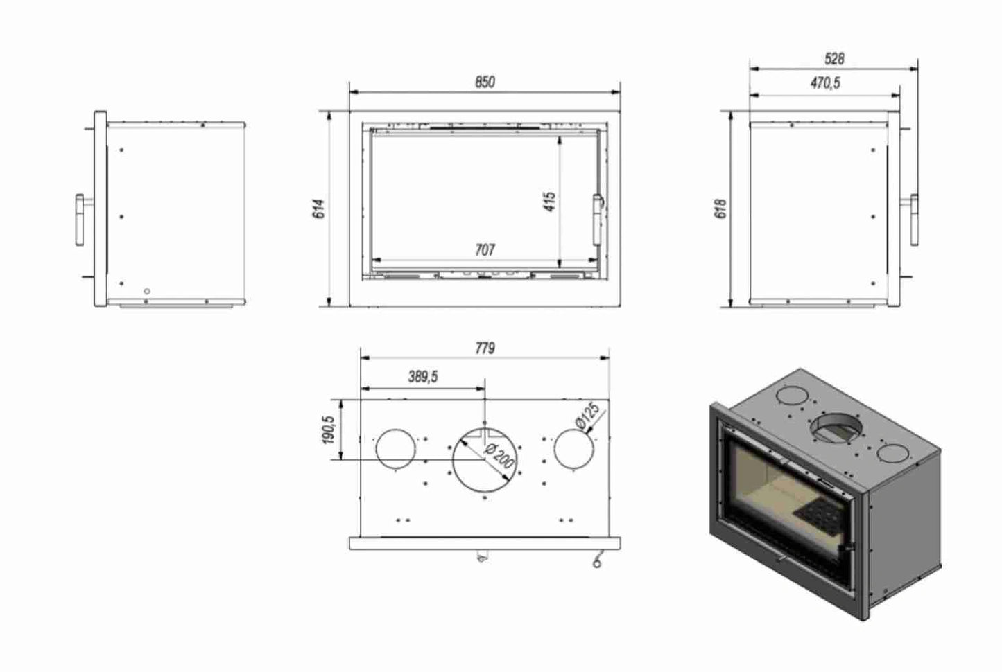AK80 CU VENTILATOR - Samota neagra