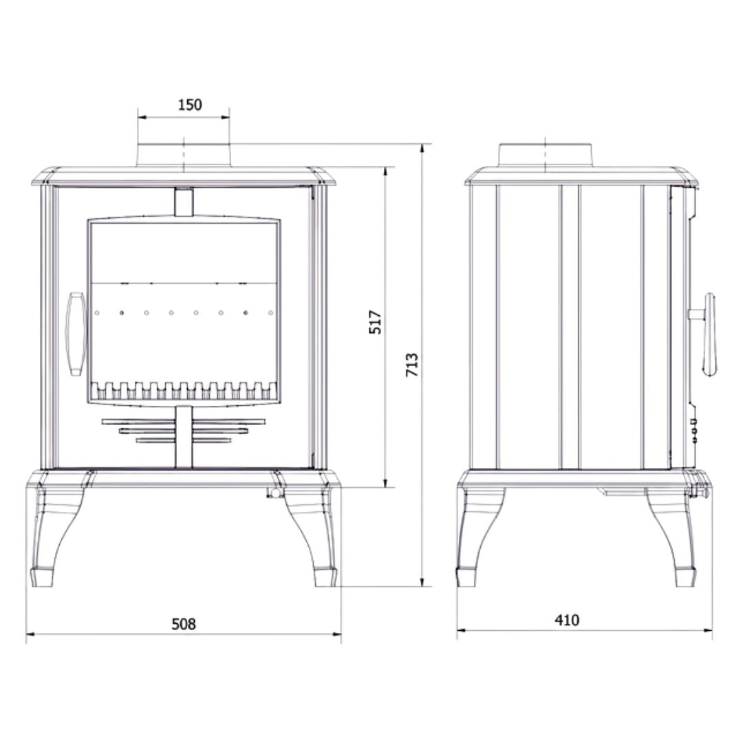 Sobă KAWMET P8 (7,9 kW) ECO