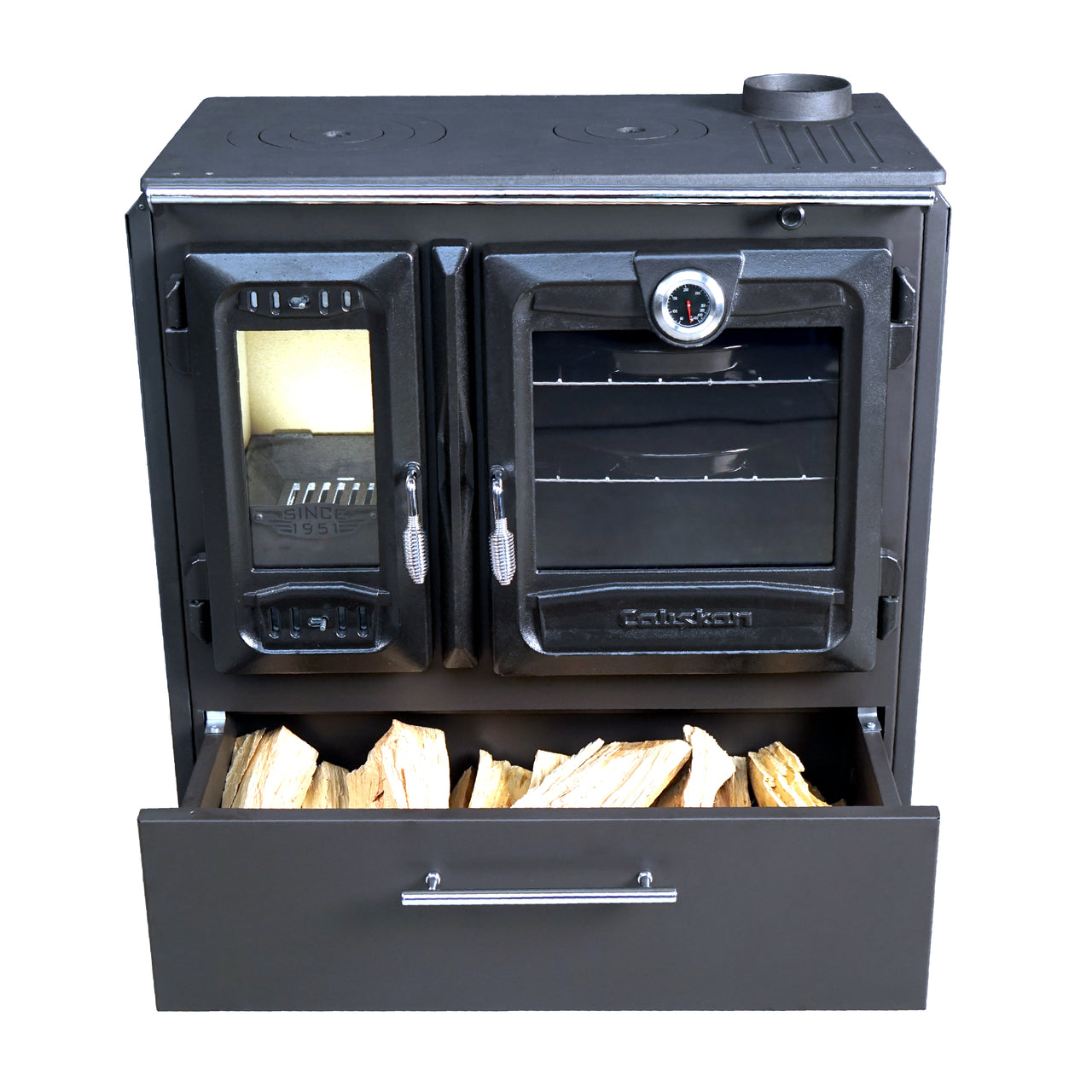 Sobă de Gătit Gourmet 216-CASING cu Cărămidă - Eficiență Termică și Design Elegant