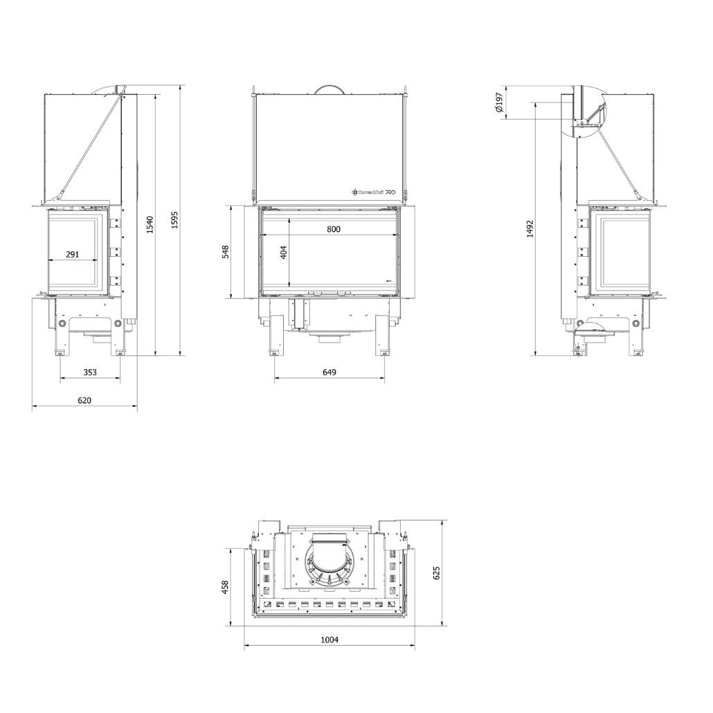 REGNOR 800/400 8kW + rama de montaj