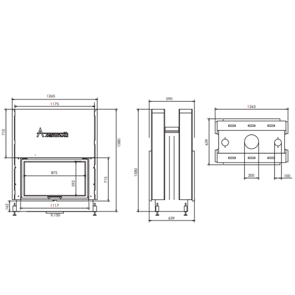 Focar tunel FLAT W 90 X 60
