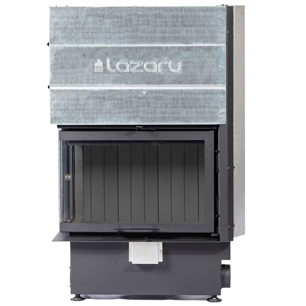 Focar semineu CORNER 80/51 L Premium, Black Lazaru