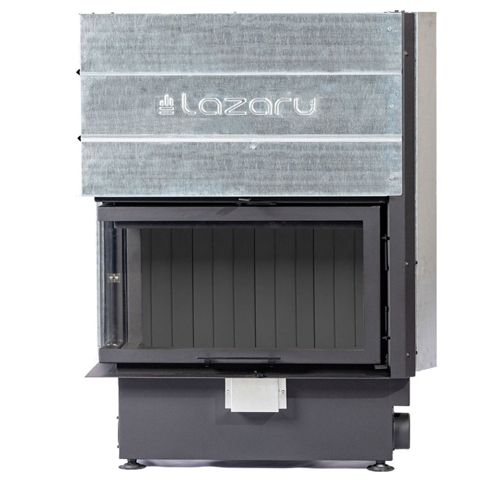 Focar semineu CORNER 90/51 L Premium, Black Lazaru