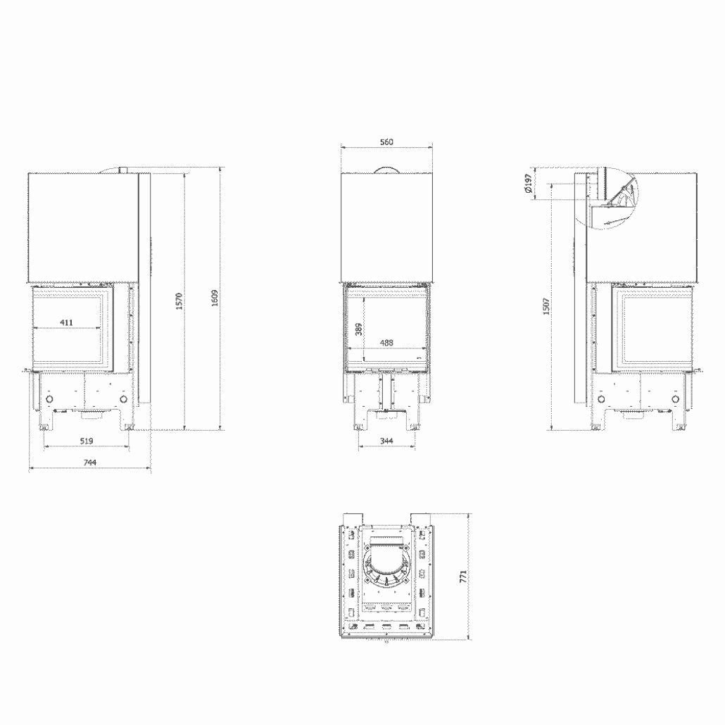 REGNOR 500/500 7kW - Samota neagra