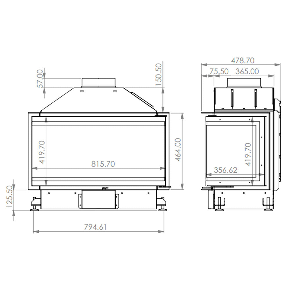 Focar Crystal 80 Open Side
