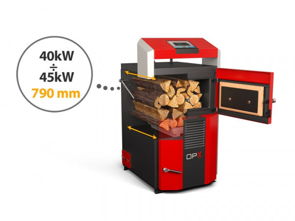Attack SLX 55 kW Profi - Centrală termică pe combustibil solid cu gazeificare
