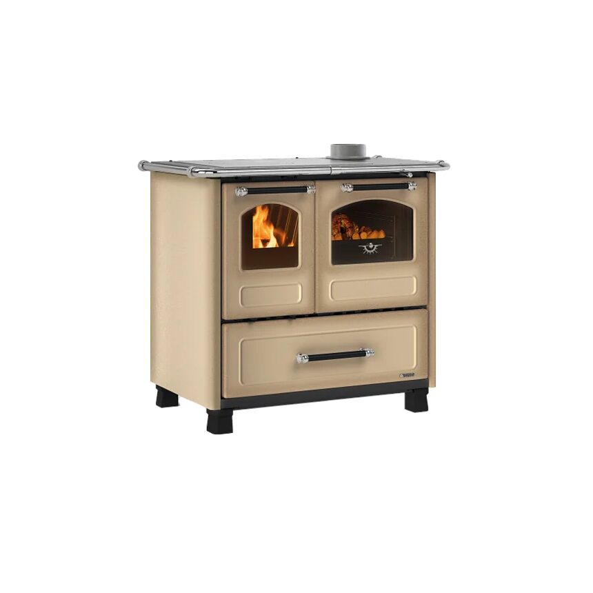 SOBĂ DE GĂTIT PE LEMNE NORDICA FAMILY 4.5 CAPPUCCINO