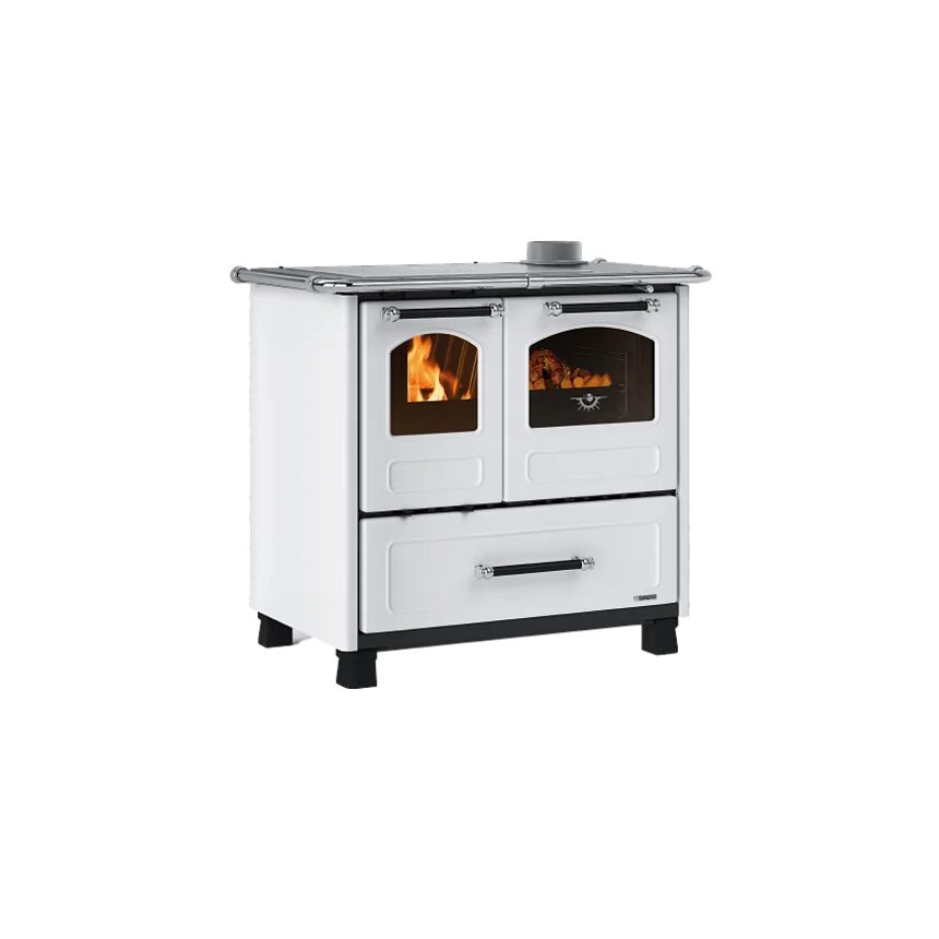 SOBĂ DE GĂTIT PE LEMNE NORDICA FAMILY 4.5 WHITE