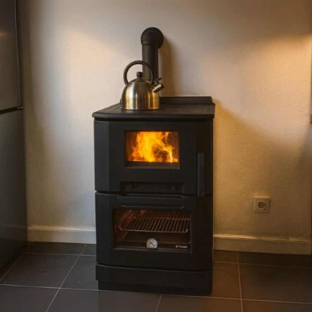 Soba de gatit C10 Alb cu plita si cuptor - 7.5 kW