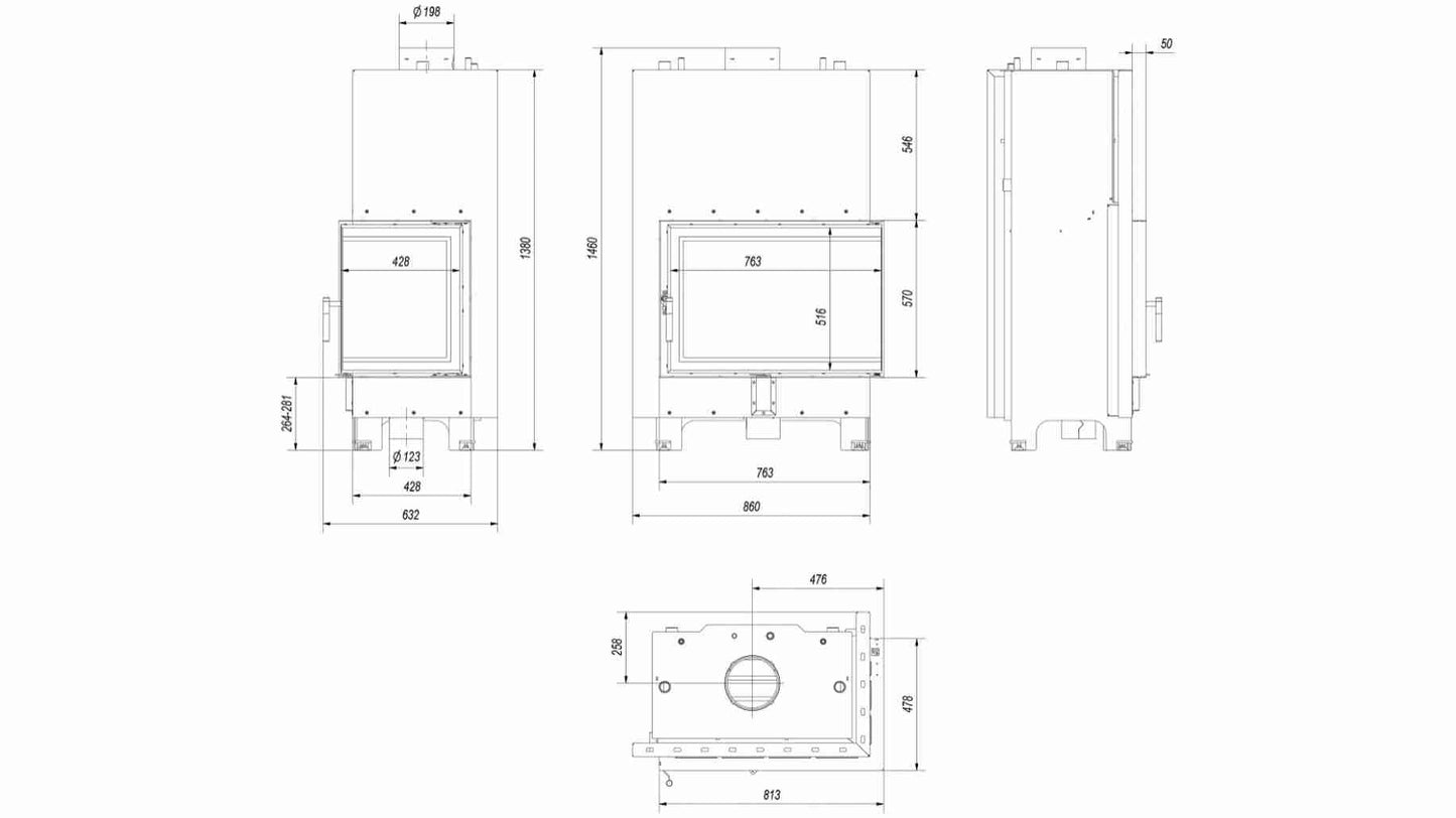 MBA 17 STICLA DREAPTA - 17kw - Samota Alba