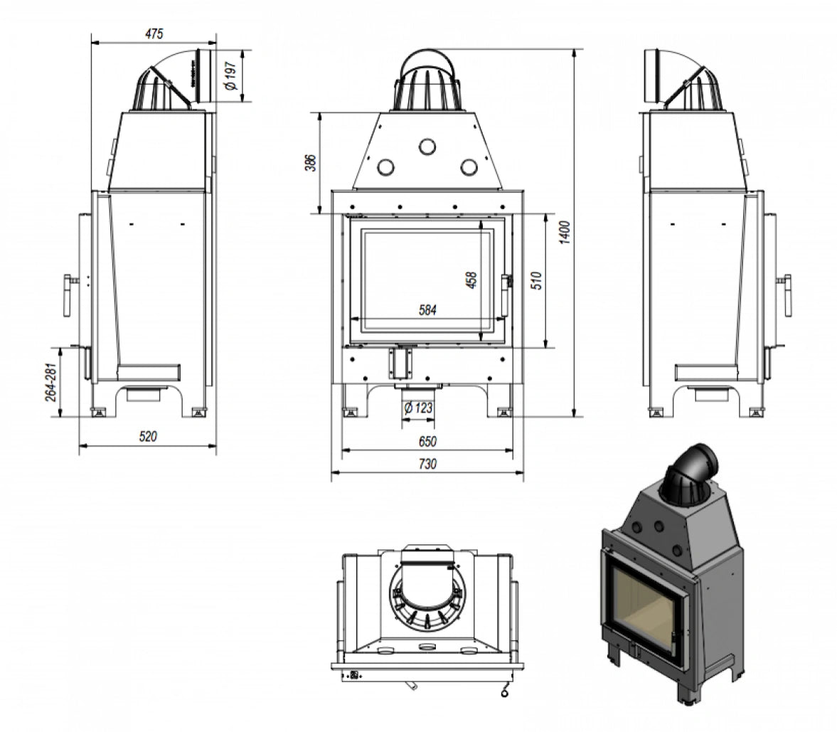 MBZ 14-16 kW cu recuperator