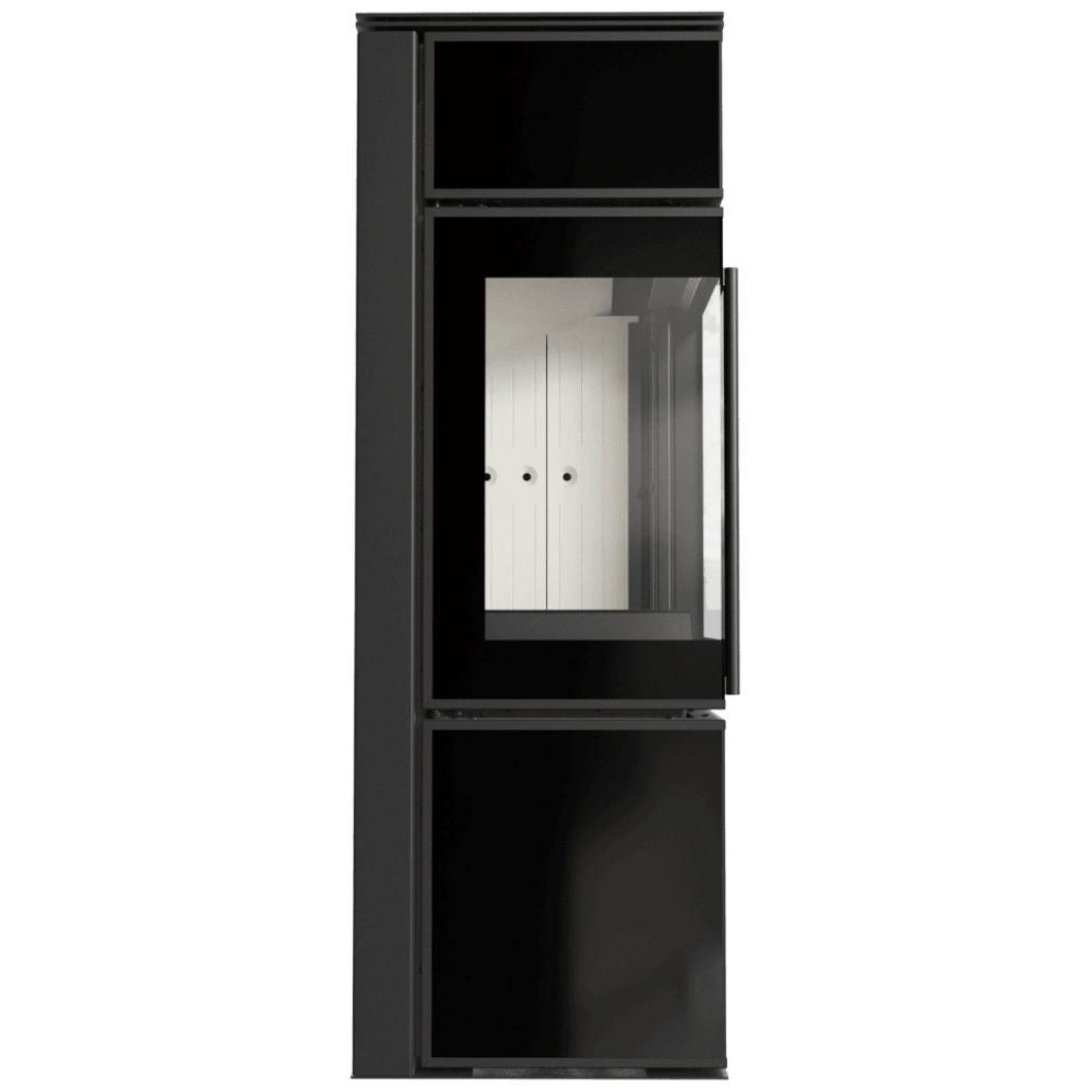 Soba Tora S 8-11kW - Panou negru de sticla