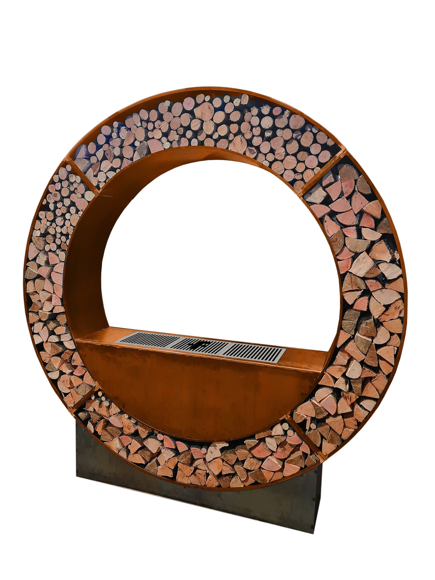 Grătar LaFerroTecnica Barbecue WOW diam.220x48xh.230 Corten