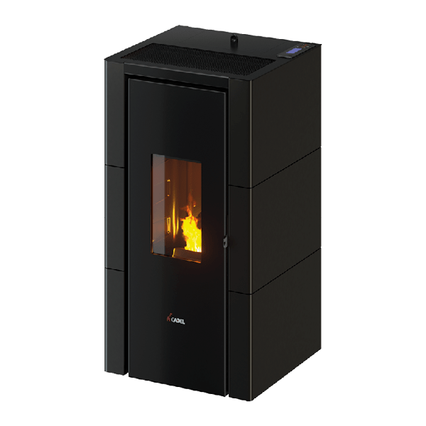 Soba peleti Cristal 7 negru