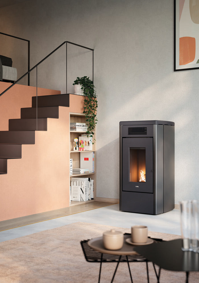 Soba peleti Atena plus (12KW), model canalizabil