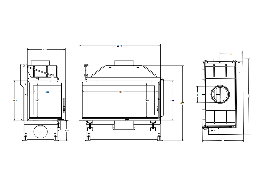 QUATTRO 80 L/R Open Side –NEW