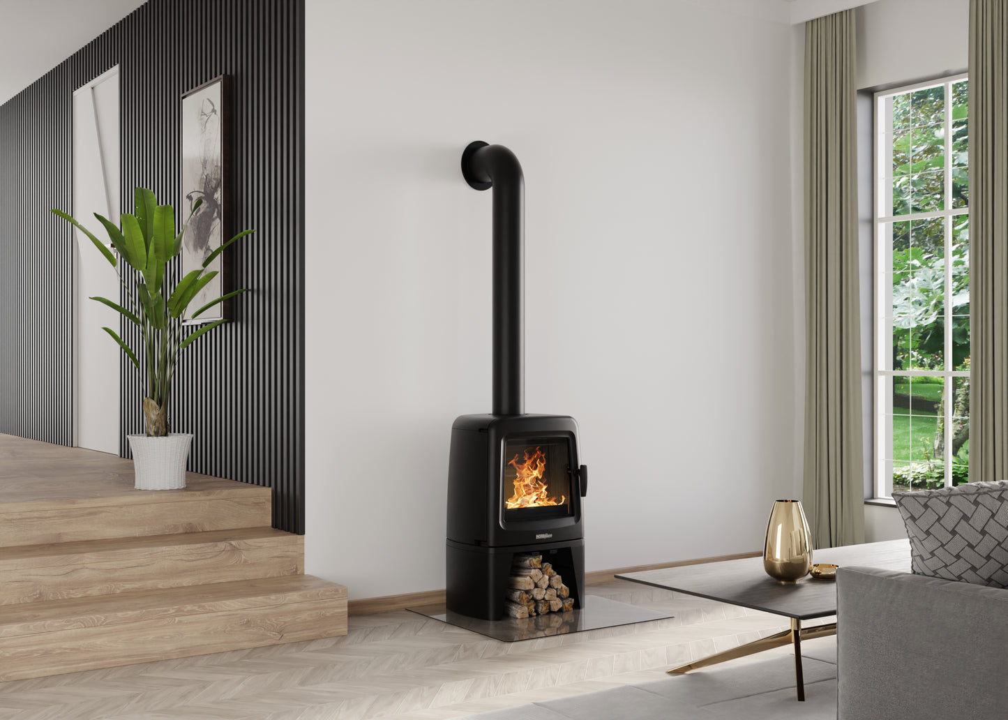 Soba pe lemne Nordflam Carini 8.4 kW