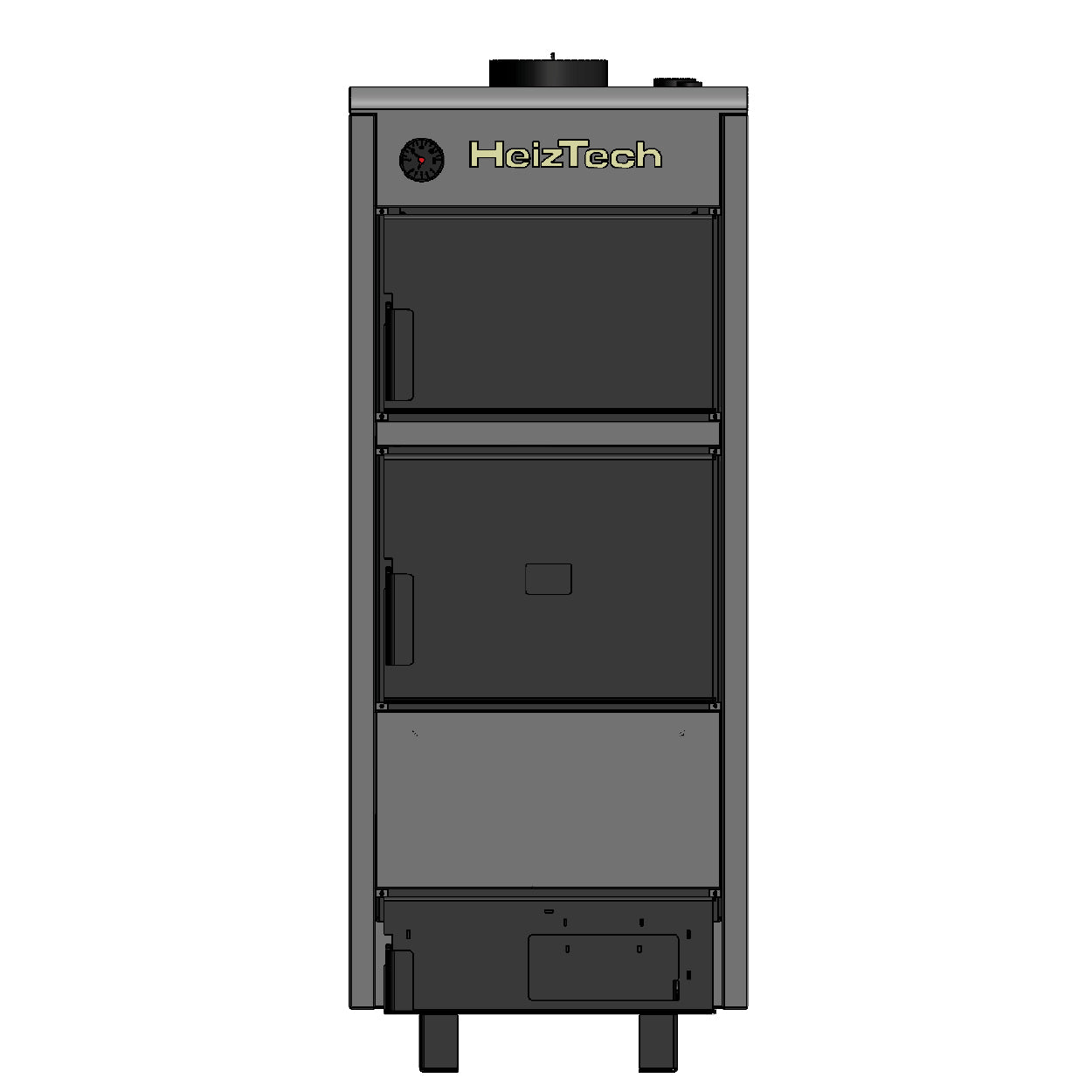 Cazan pe combustibil solid din otel HeizTech, 28 KW (MSBM – 28)