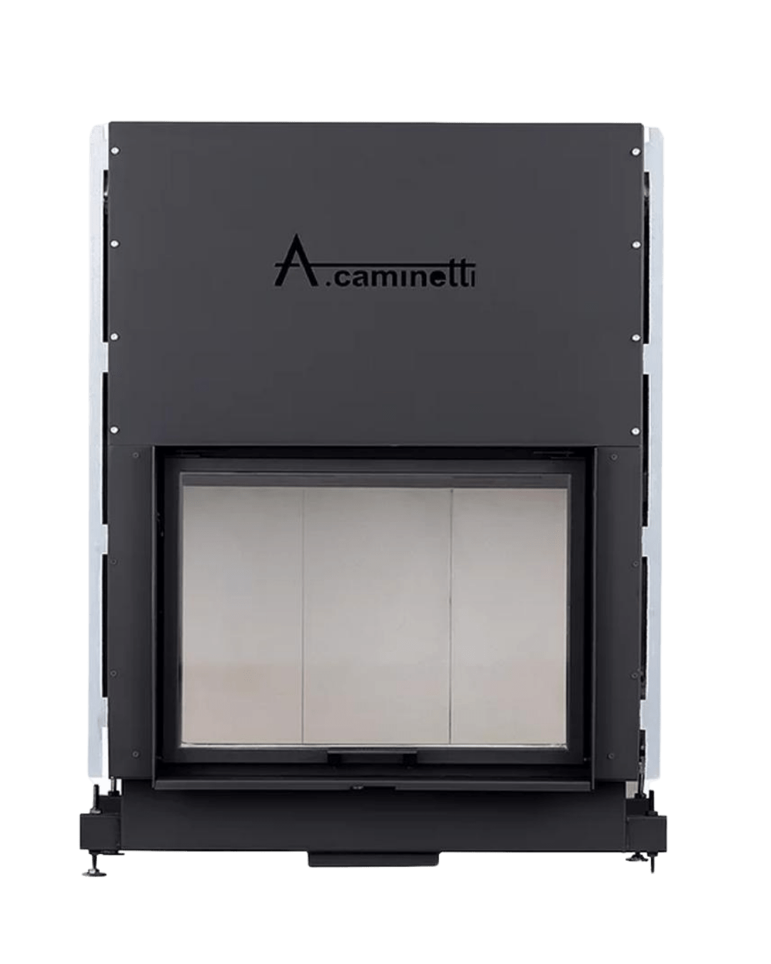 A-caminetti FLAT - Focar Șemineu cu ușă verticală