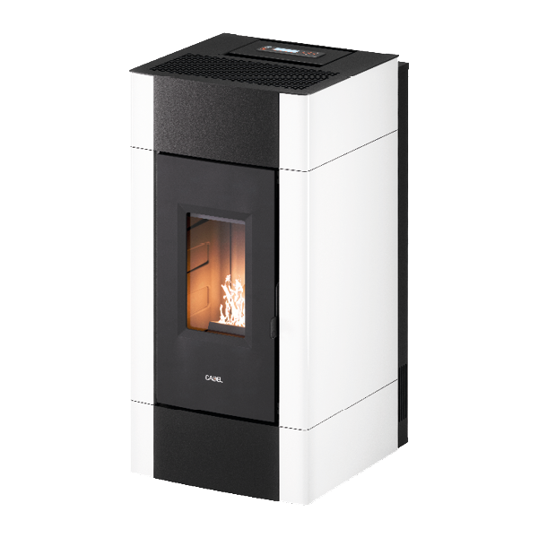 Soba peleti Cristal 9 plus alb