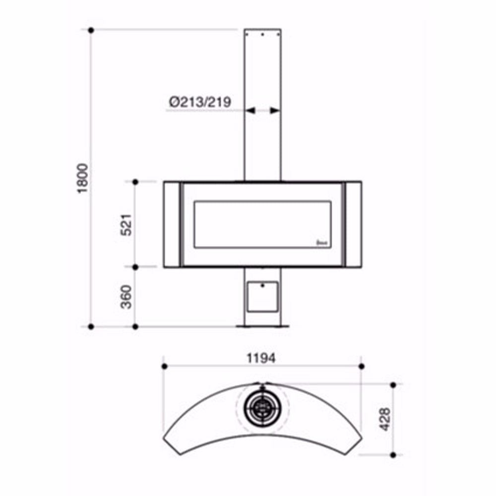 Semineu suspendat Curvifocus