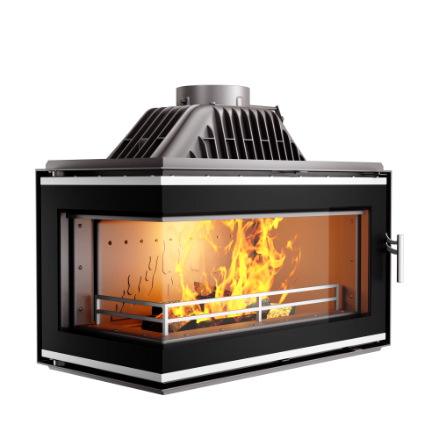 Kawmet W16 - 14,7kW Focar șemineu fontă sticlă (copiază) - Laterală stânga