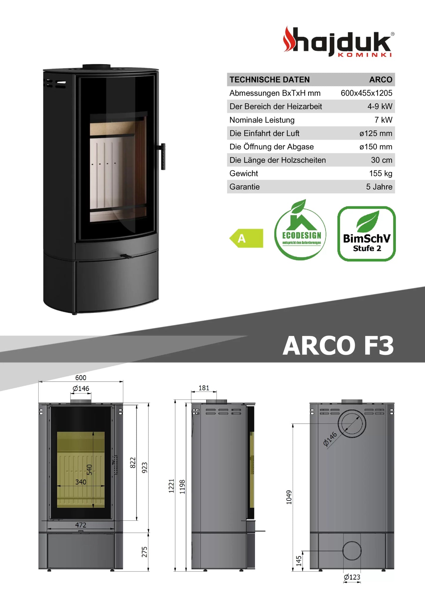 Soba Hajduk Arco F3