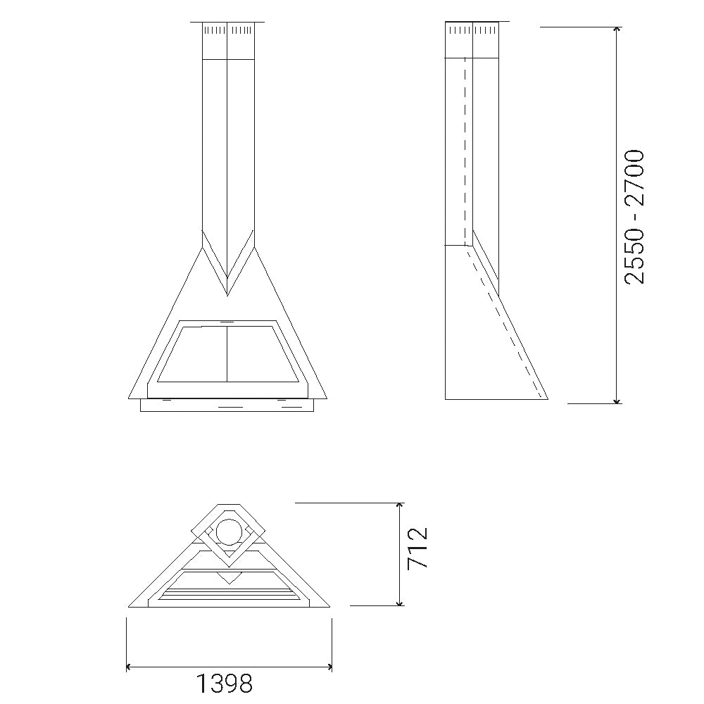 Semineu suspendat Foxi Frontal