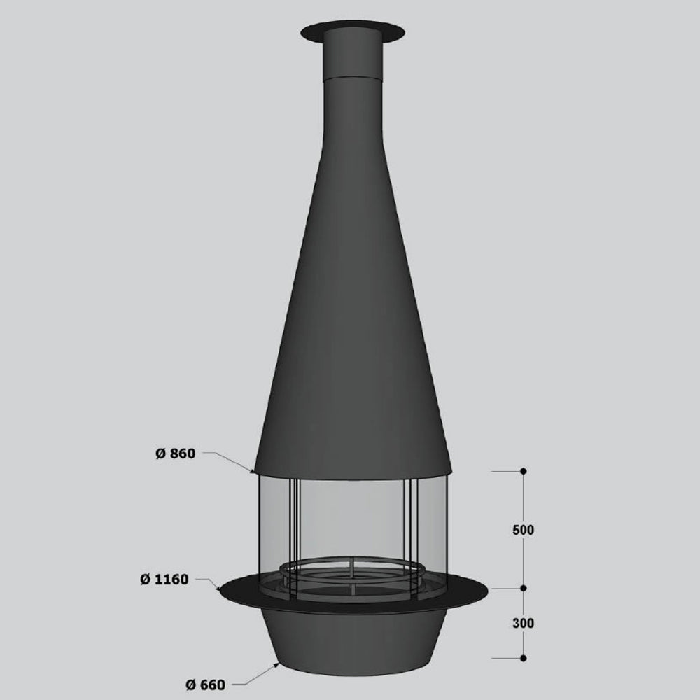 Semineu suspendat Funnel