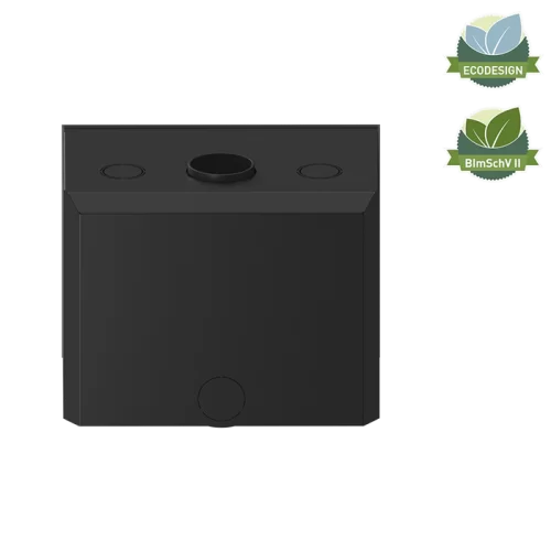 Focar semineu Hitze Cubo 700 cu ventilatie