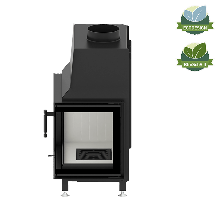 Focar Semineu 7,5 kW Hitze STMA54X39.R Deschidere dreapta