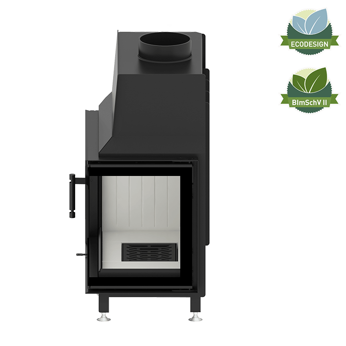 Focar Semineu 9 kW Hitze STMA59X43.R Deschidere dreapta