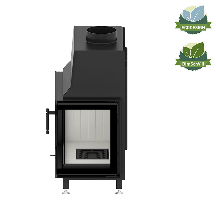 Focar Semineu 11 kW Hitze STMA68X43.R Deschidere dreapta