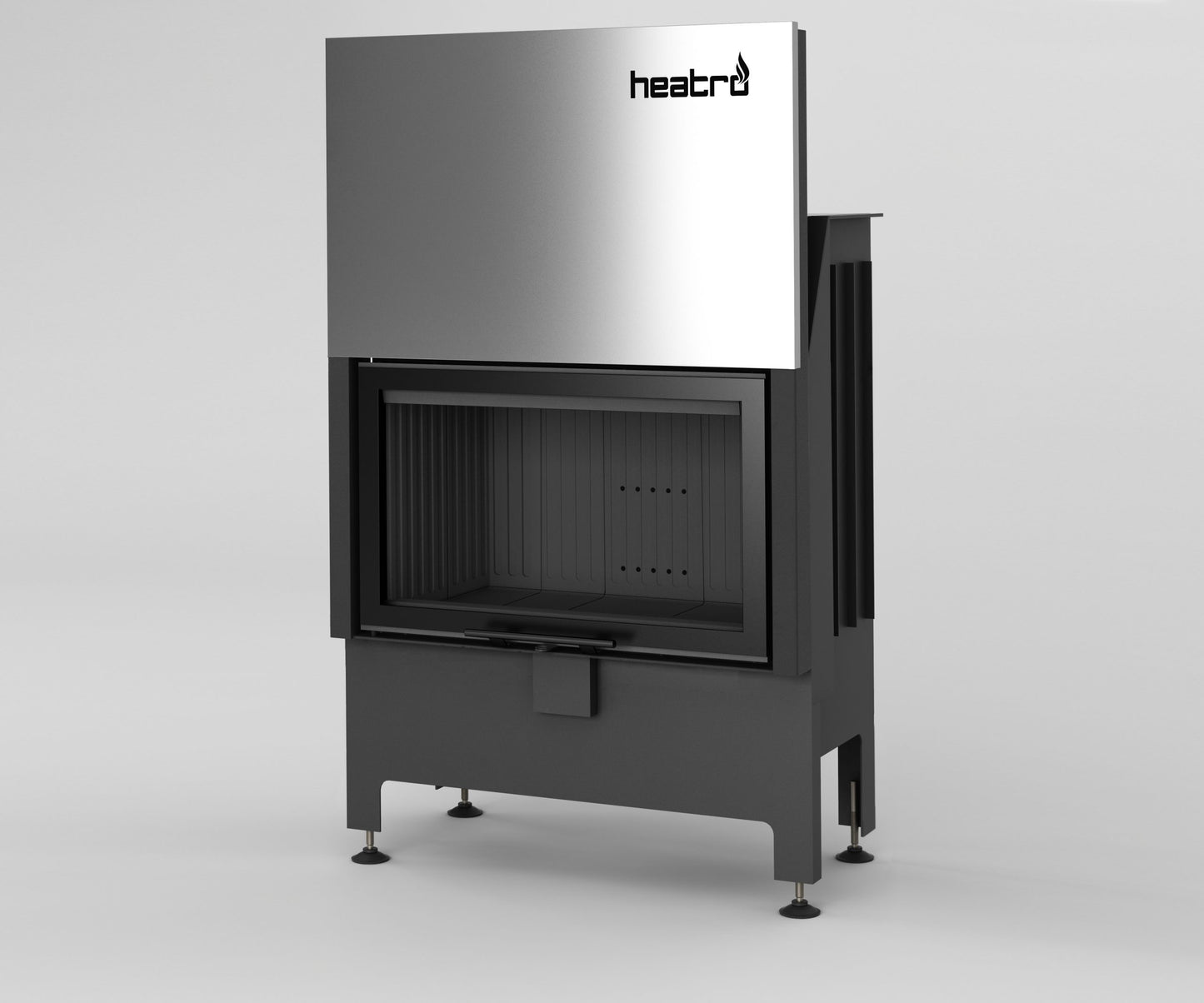 Focar semineu Heatro 69H Negru