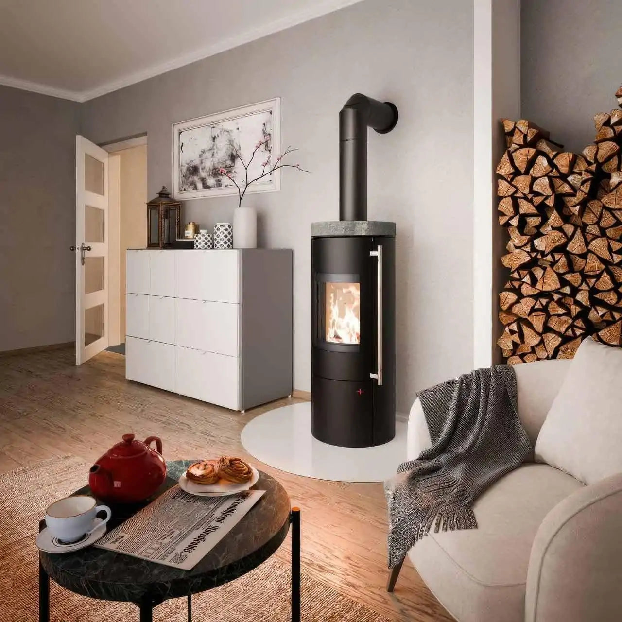 Soba pe lemne HAAS+SOHN Lure