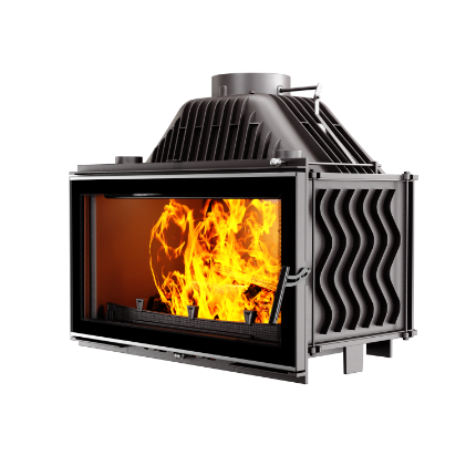 Focar șemineu fontă Kawmet W16 13,5 kW