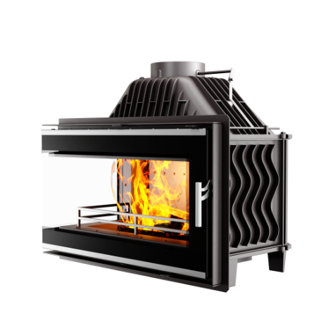 W16 Sticlă stanga – 13,5kW Focar șemineu fontă