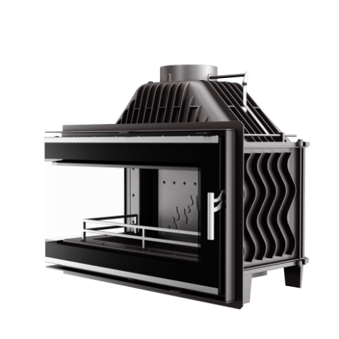 W16 Sticlă stanga – 13,5kW Focar șemineu fontă