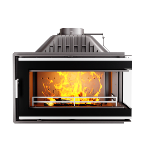 Focar șemineu fontă Kawmet W16 Sticlă dreapta– 13,5kW