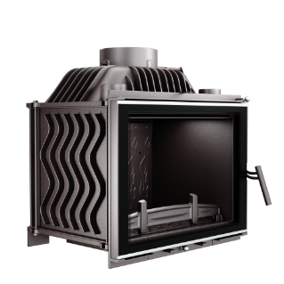 Focar șemineu fontă W17 Dekor – 12,3 kW