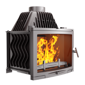 Focar șemineu fontă Kawmet W17 Panorama – 16,1 kW