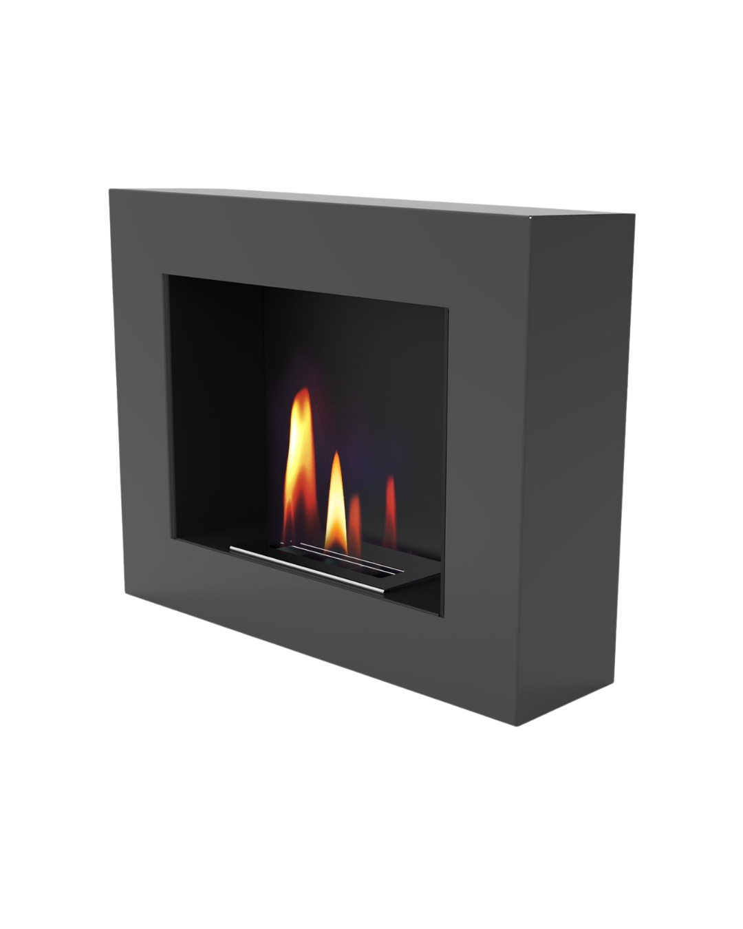 Șemineu cu bioetanol UNIFLAM 50x40cm BOX Grafit Rezervor 0,4 l