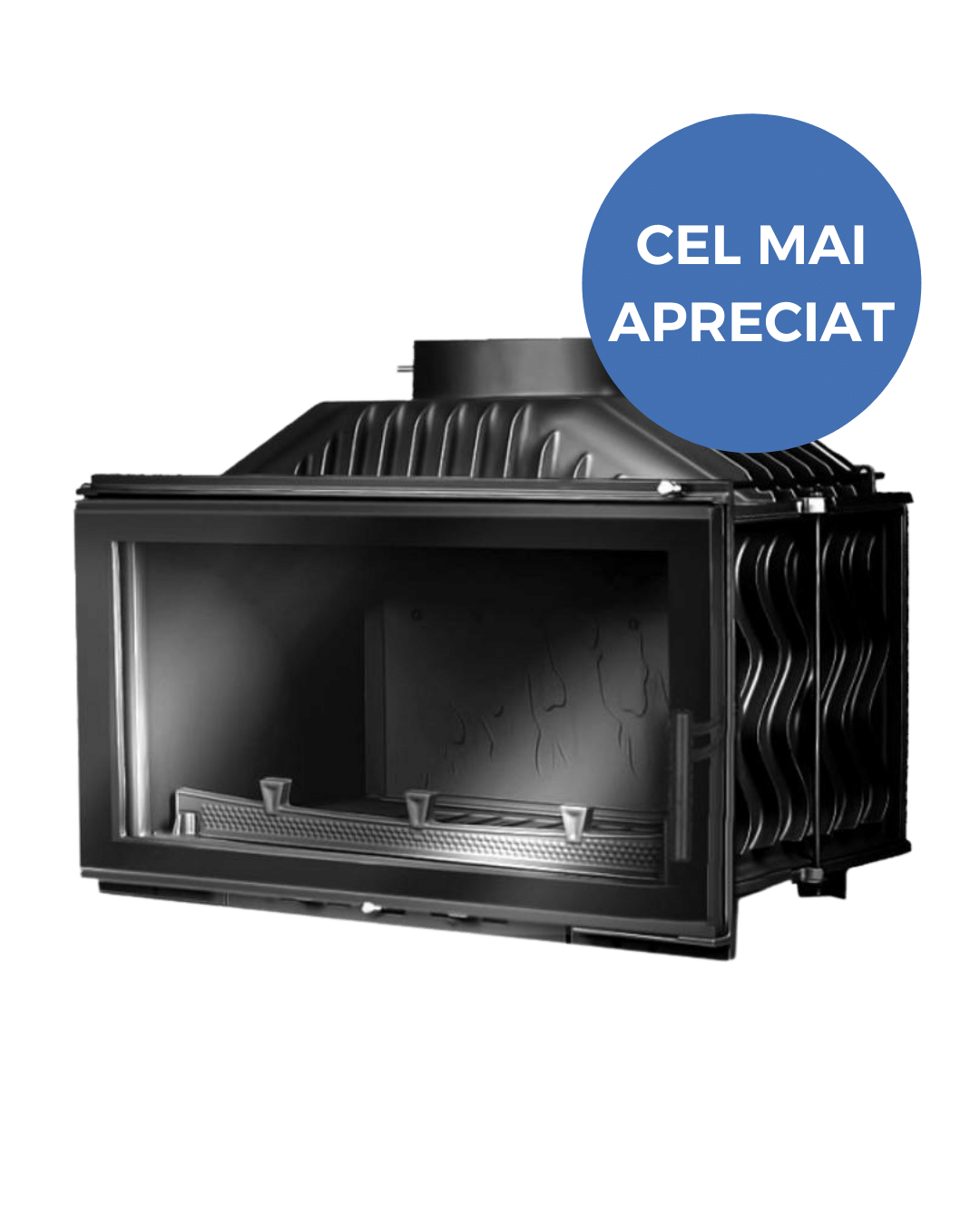 Focar șemineu fontă Kawmet W16 9,4 kW