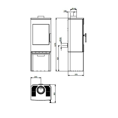 Soba pe lemne HAAS+SOHN Montegrotto