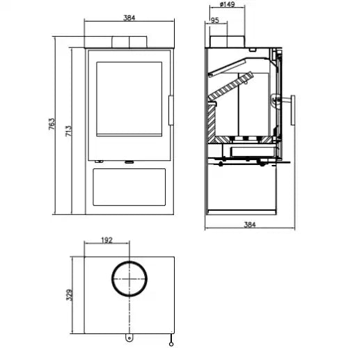 Soba pe lemne HAAS+SOHN Valetto