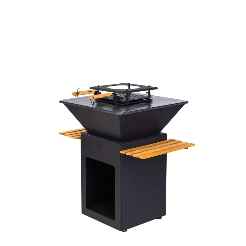 Grătar oțel lemn-cărbune FM PLITĂ 74cm